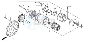 SH300 drawing STARTING MOTOR