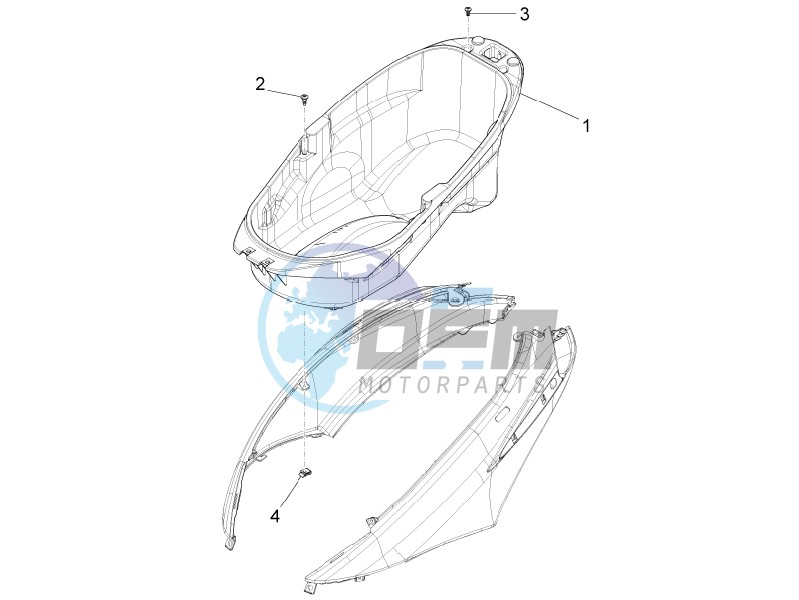 Helmet box - Undersaddle