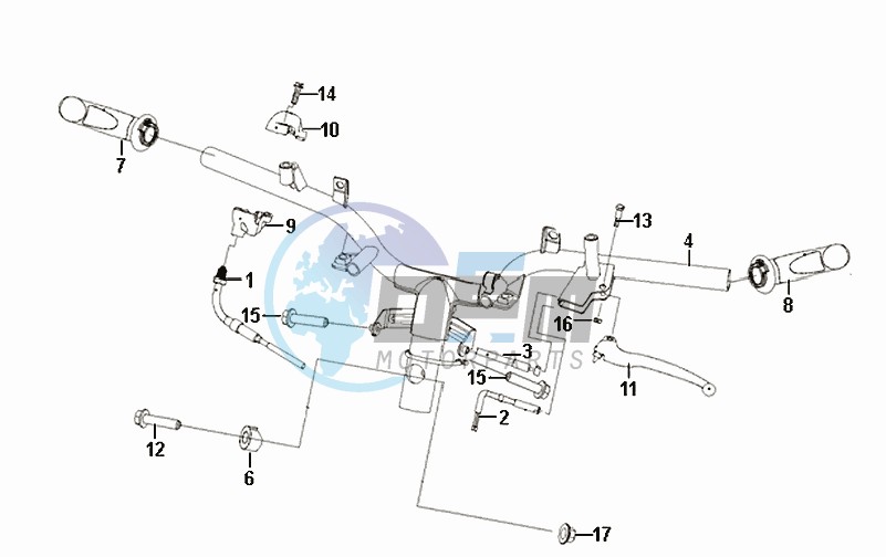 HANDLEBAR / BRAKE LEVERS /CABLES