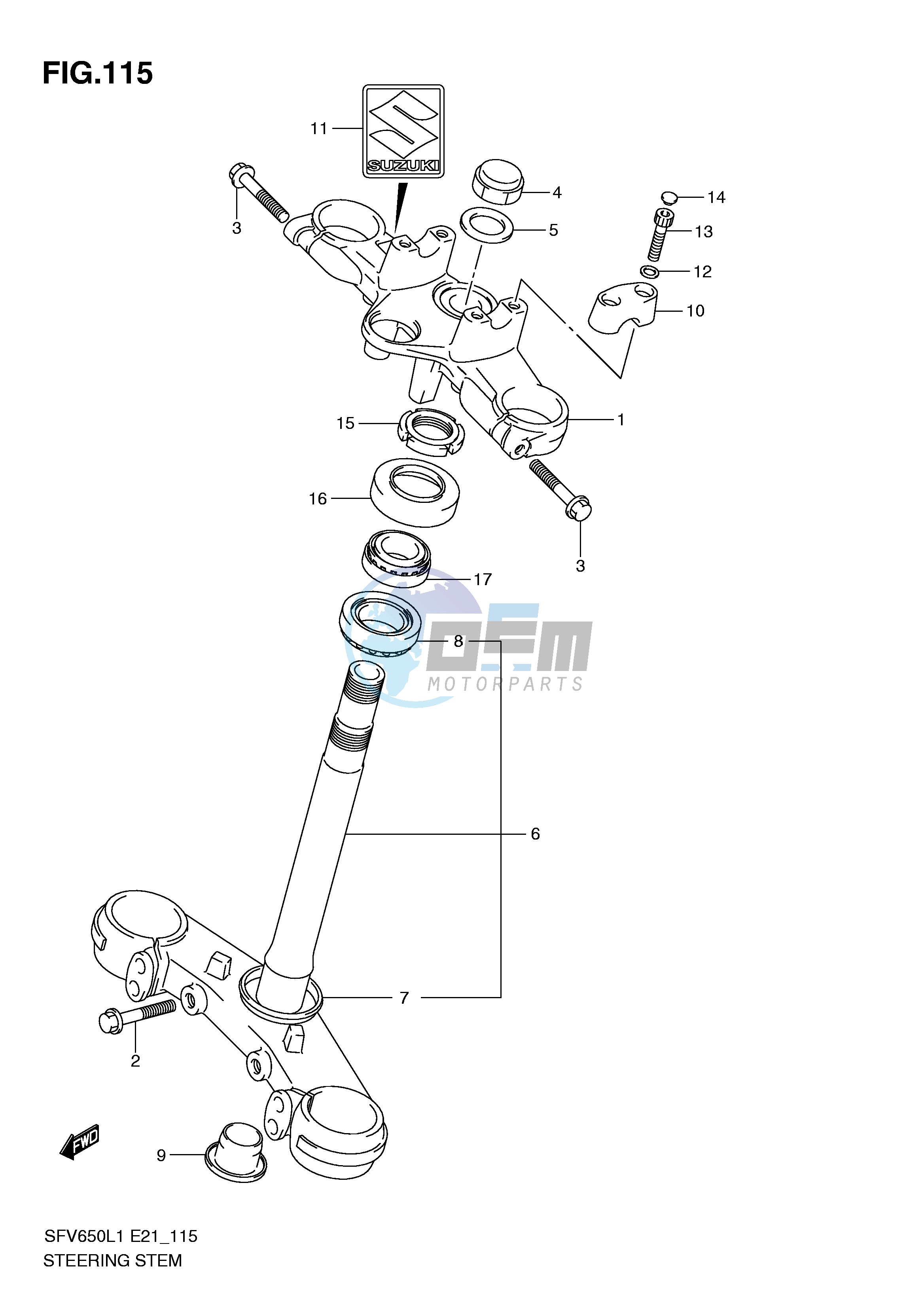 STEERING STEM