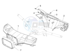 S 125 4T 2V E3 Taiwan drawing Handlebars coverages