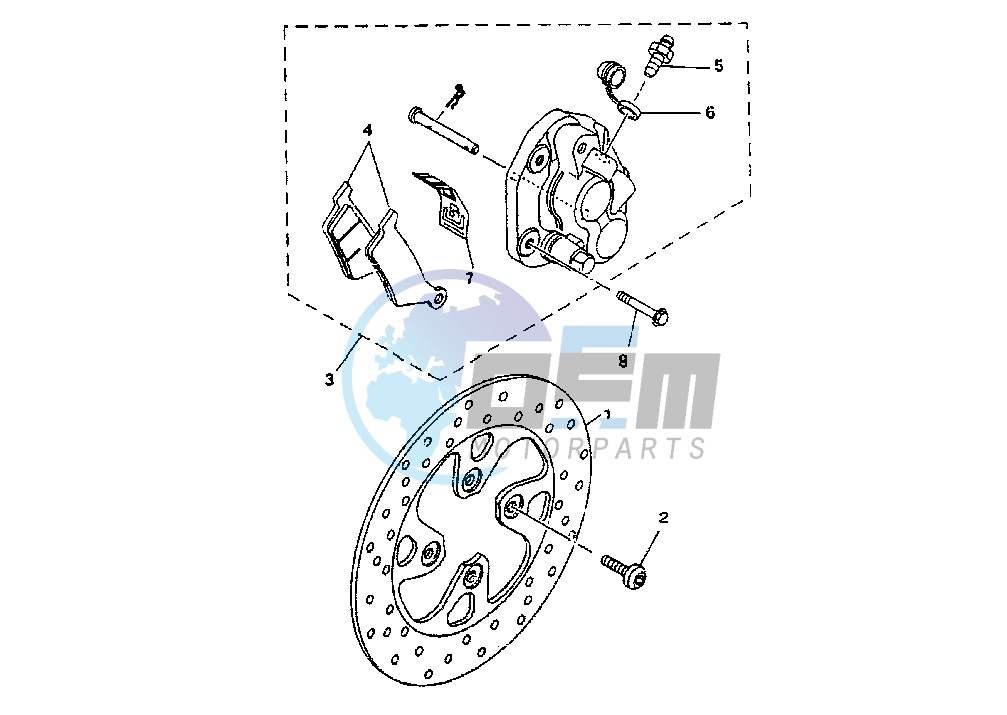 FRONT BRAKE CALIPER