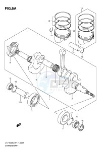 LT-F400 (P17) drawing CRANKSHAFT (MODEL L0)