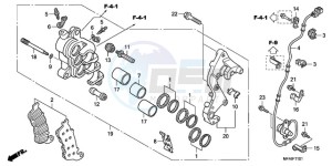 CBF1000T9 Ireland - (EK) drawing R. FRONT BRAKE CALIPER (CBF1000A/T/S)