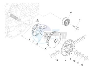 MP3 500 LT Sport-Business NOABS-ABS E4 (EMEA) drawing Driving pulley