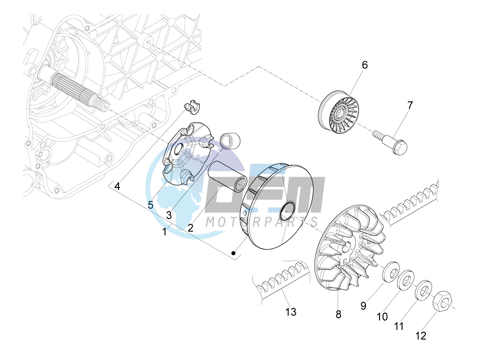 Driving pulley