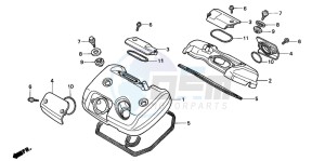 VT600CD drawing CYLINDER HEAD COVER