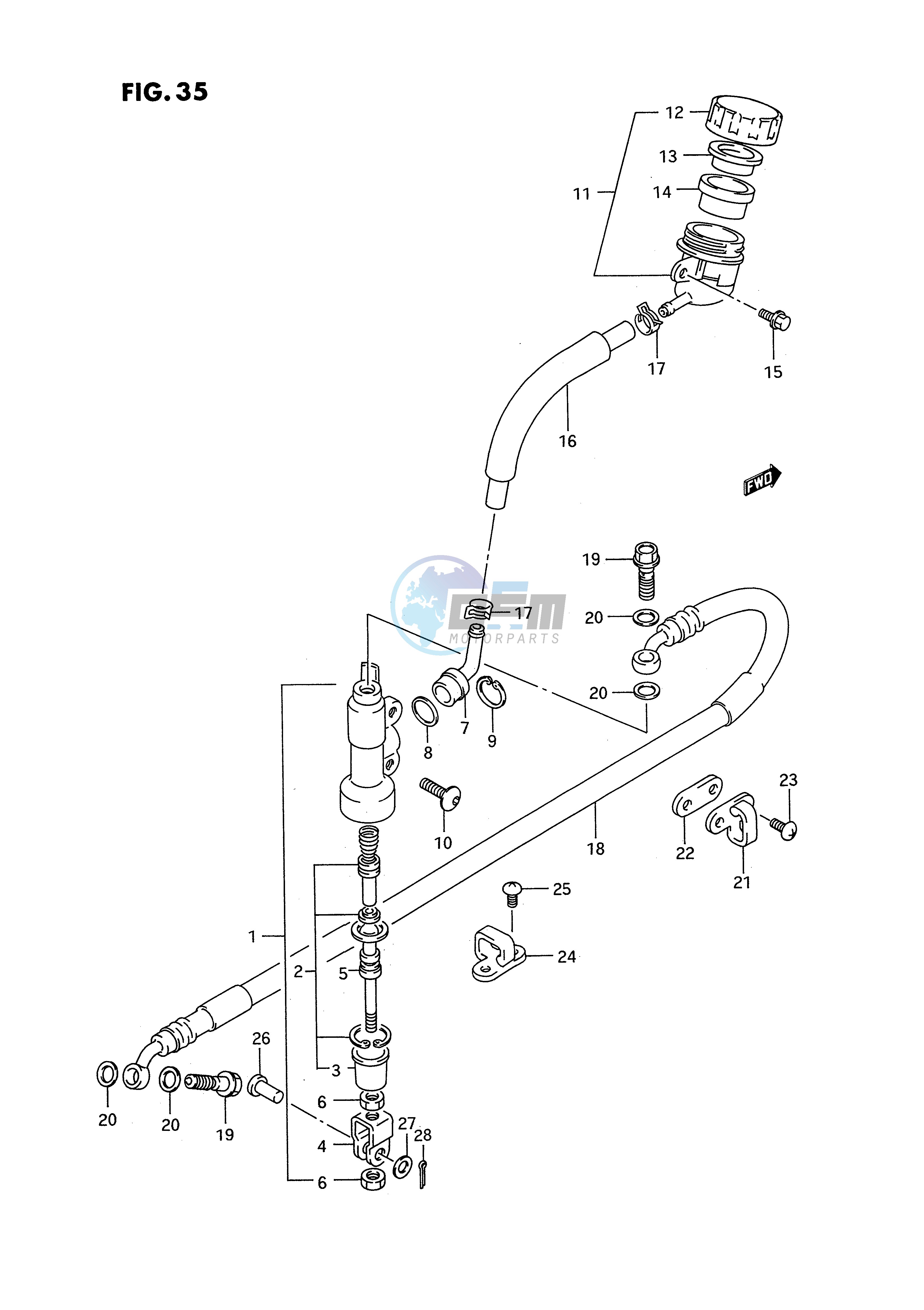 REAR MASTER CYLINDER