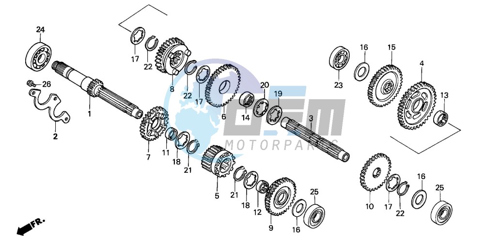 TRANSMISSION (VT1100CS/CT-CM/SW)