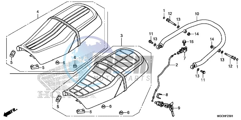 SEAT (CB1100CA/ CAD/ NA/ NAD)