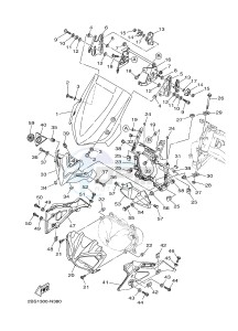 XT1200Z SUPER TENERE ABS (BP81) drawing WINDSHIELD