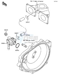 JL 650 A [SC] (A1-A5) [SC] drawing OIL PUMP