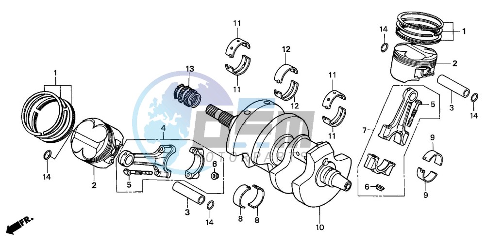 CRANKSHAFT/PISTON