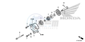 CBR125RF CBR125R 2ED - (2ED) drawing WATER PUMP