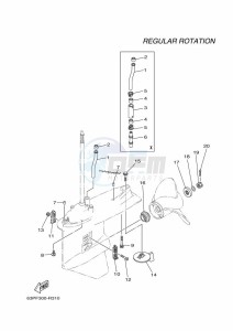 F150DETL drawing PROPELLER-HOUSING-AND-TRANSMISSION-2