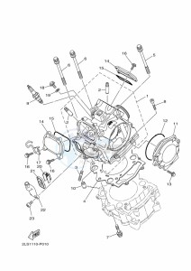 YFM700R (BCX9) drawing CYLINDER HEAD