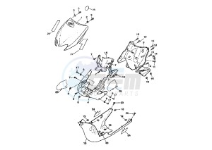 YQ AEROX 100 drawing FRONT BODY MY02