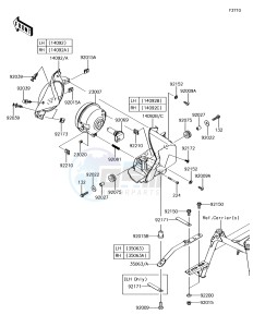 BRUTE FORCE 750 4x4i EPS KVF750HHF EU drawing Headlight(s)