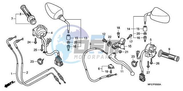 HANDLE LEVER/SWITCH/ CABLE