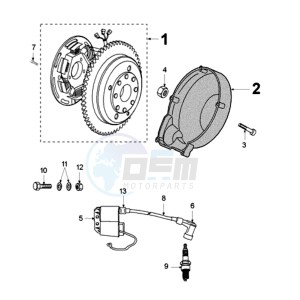 XR6 E EX drawing IGNITION PART