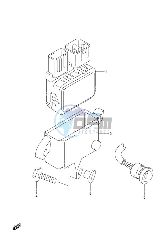 PTT Switch Remote Control w/Power Tilt