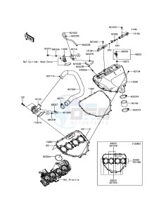 NINJA H2R ZX1000YHF EU drawing Air Chamber