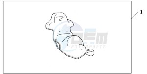 GL18009 France - (F / AB CMF NAV) drawing SEAT COVER