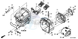 CB500F Europe Direct - (ED) drawing AIR CLEANER