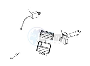 GTS 125 EFI drawing ECU