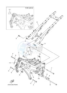 MT-09 TRACER MT09TRA TRACER 900 (2SCC 2SCD) drawing FRAME