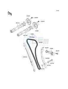 KLE 650 A [VERSYS] (9F-9F) A7F drawing CAMSHAFT-- S- -_TENSIONER