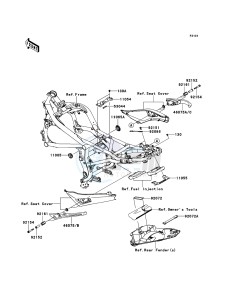 ER-6n ABS ER650D9F GB XX (EU ME A(FRICA) drawing Frame Fittings