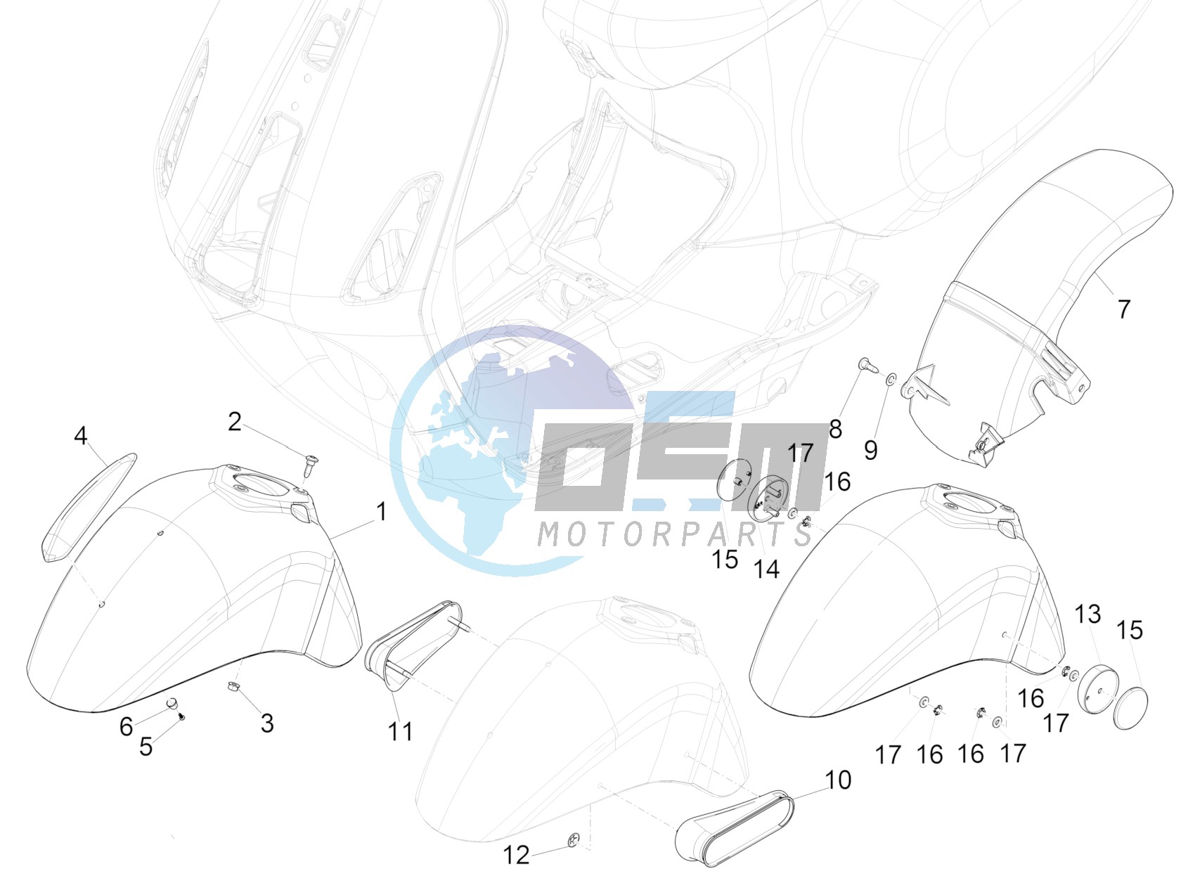 Wheel housing - Mudguard