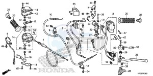 TRX420FA2F TRX420 Europe Direct - (ED) drawing SWITCH/ CABLE