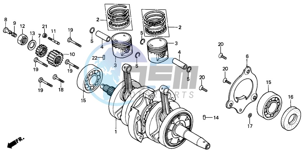 CRANKSHAFT/PISTON