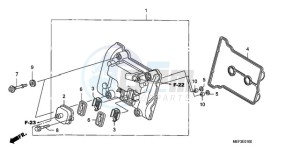 FJS400D9 ED / 2ED drawing CYLINDER HEAD COVER