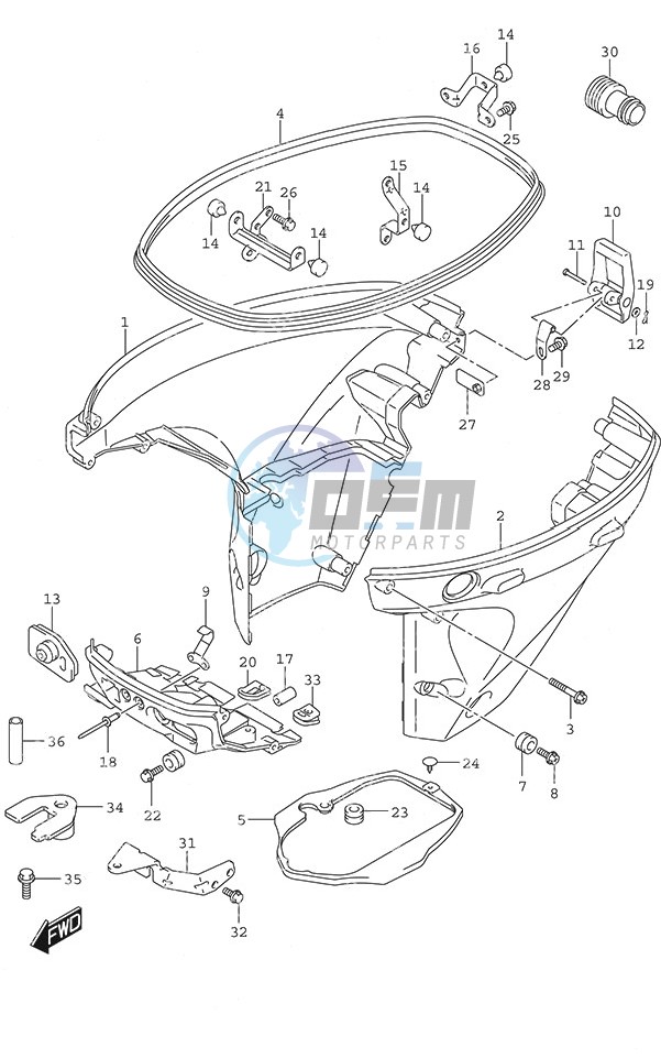 Side Cover Remote Control w/Power Tilt