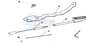 GL18009 NZ / AB NAV - (NZ / AB NAV) drawing CB ANTENNA (LONG)