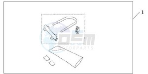 CBR600RR drawing U-LOCK