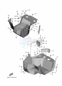 YXE850EN YXE85WPHL (BAN3) drawing STAND & FOOTREST