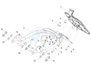 V7 III Anniversario 750 e4 (NAFTA) drawing Rear body