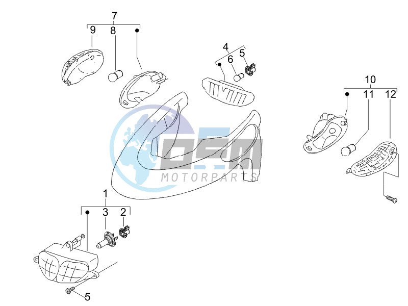 Head lamp - Turn signal lamps