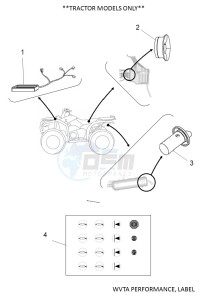 YFM450FWB YFM45KDXK (BJ59) drawing WVTA PERFORMANCE, LABEL