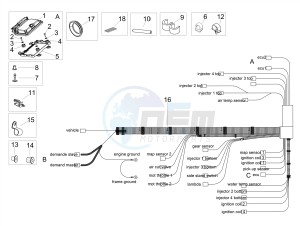 RSV4 1000 RR E4 ABS (EMEA) drawing Central electrical system