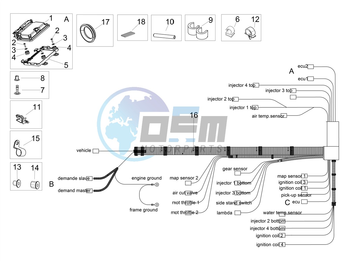 Central electrical system