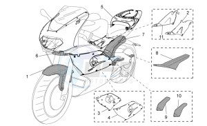 RSV 2 1000 drawing Acc. - Special body parts