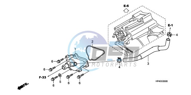 WATER PUMP COVER