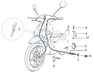 Liberty 125 Leader RST ptt(AU) Austria drawing Odometer transmissions - rear brake