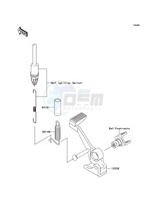 Z750 ZR750LBF FR GB XX (EU ME A(FRICA) drawing Brake Pedal