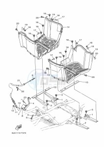 YFM450FWB YFM45KDXK (BJ59) drawing STAND & FOOTREST